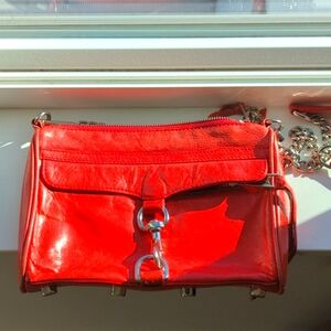 Rebecca Minkoff Cross-body Red Leather Purse